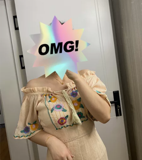 刺绣鱼尾连衣裙 走起路来仙气飘飘上身特别温...