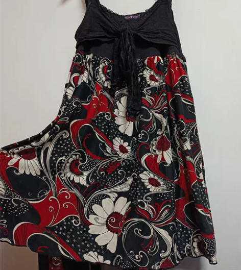 vintage古着连衣裙，vintage古...