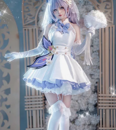 （全新出租）初兽猫刻晴花嫁 包括:衣服s+...