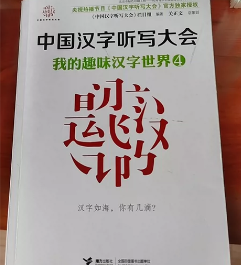 中国汉字听写大会(4我的趣味汉字世界) 感...