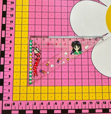 80后怀旧物品老物件 美少女战士尺子 三角...