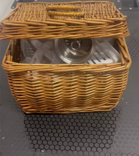 藤编原色大号杂物筐日式编织篮 儿童玩具框玩...