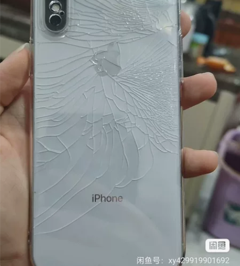 出一台自用苹果x，后壳裂了其他正常，不影响...