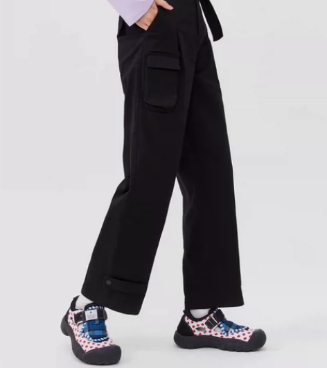 休闲裤女2023秋冬款直筒裤子宽松锥形长裤...