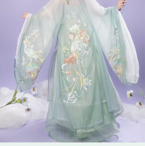 瑶池【虞姬】汉服女重工大袖衫诃子裙白菜价正...