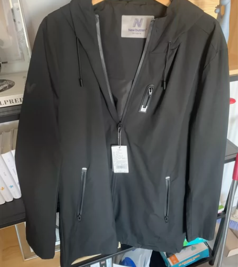 新百伦New bunren 男士长款外套 ...