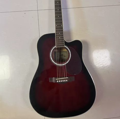 家中闲置吉他41寸缺角桶形 星臣DG220...