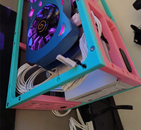 3D打印电脑机箱 A4 ITX机箱 采用p...