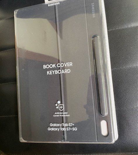 三星平板Tab S7 S7+原装键盘支架皮...