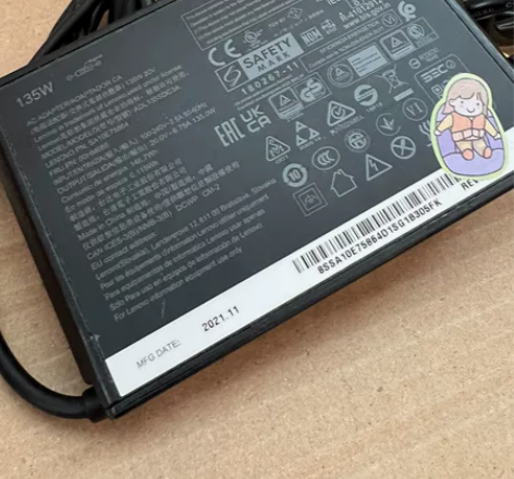 联想135w电源适配器 充电器 二手原装联...