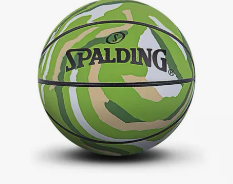 Spalding斯伯丁迷彩多色mini橡胶...