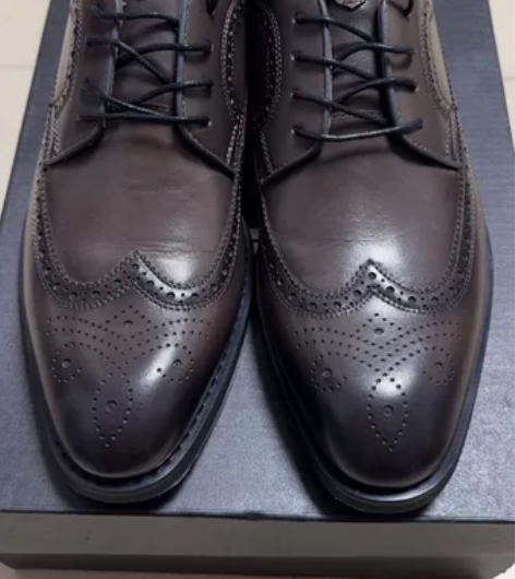 利郎布洛克皮鞋 棕灰色 39/40/41/...