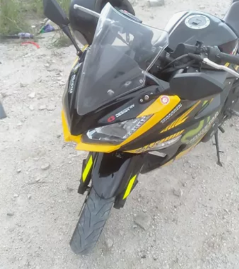 不玩了转出，双缸水冷350cc摩托，19年...