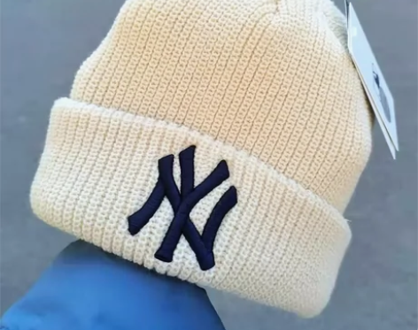MLB秋冬新款大标针织帽毛线帽刺绣保暖百搭...