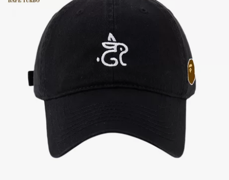 官网正品BAPE TURBO鸭舌帽男女夏季...