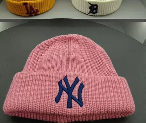 韩国 MLB 帽子 NY 洋基队保暖针织帽...