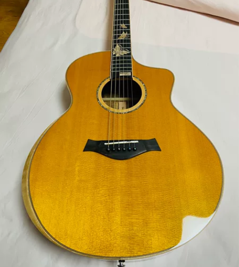 低价转原价3000高档带臂托单板民谣木吉他...