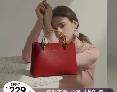 ?纽芝兰红色手提包包2021新款腋下包高级...
