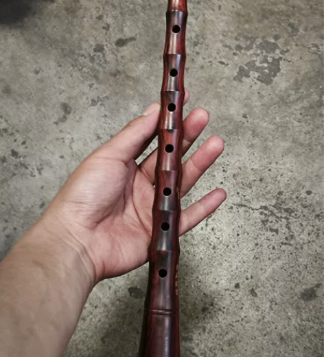 百年老红木降B唢呐杆子,自己不用的! 感兴...