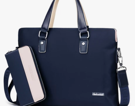 送手包牛津纺手提包横款休闲商务男士公文包单...