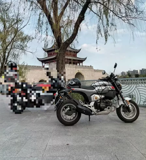 摩瑞M6蓝牌跨骑挡车 青浦绝版蓝牌，美女个...