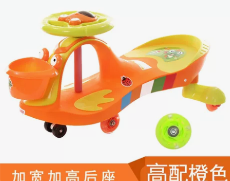 儿童扭扭车带音乐静音轮1-3-6岁宝宝滑行...