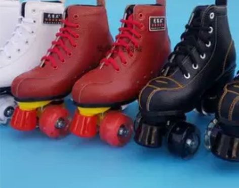 双排轮滑鞋双排溜冰鞋旱冰鞋（赠送护具）！买...