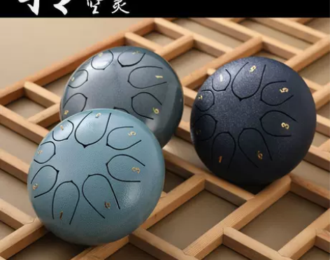 8音空灵鼓掌中乐器儿童初学启蒙教育钢舌手碟...