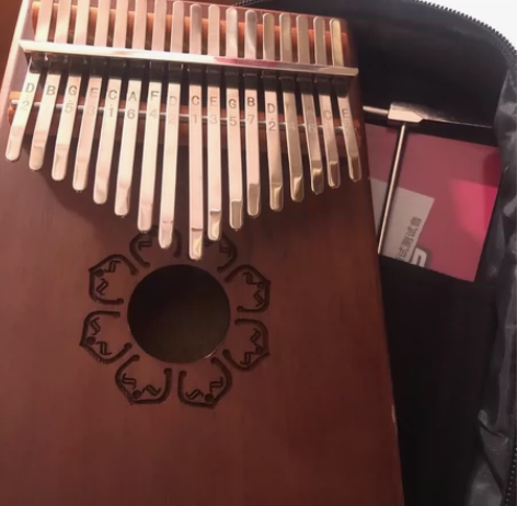 安德鲁指姆琴桃花心木17键C调 卡林巴琴 ...