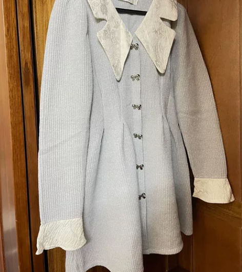 韩系穿搭高级感法式气质小个子娃娃领收腰显瘦...