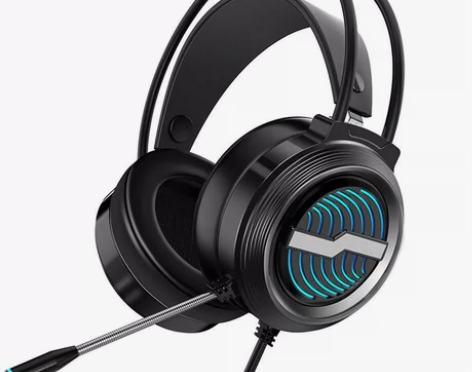 夏新耳机头戴式耳麦带话筒有线降噪游戏吃鸡台式电脑手机男女通用...