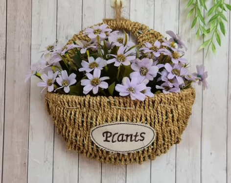 花篮插花篮藤编手提篮编织篮鲜花花篮子田园风...