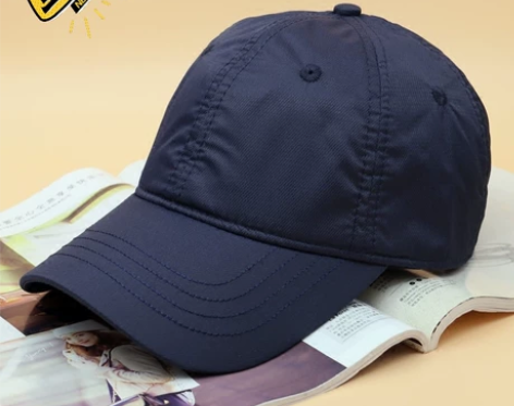 帽子男新款春季涤纶速干防水棒球帽光面时尚休...