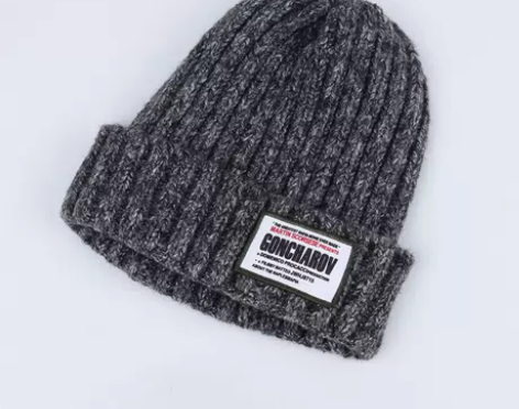 毛线帽子男潮女秋冬季韩版复古雅痞流氓帽瓜皮...