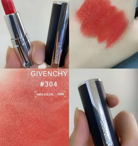 纪梵希小羊皮1.5g口红小样304西柚色 ...