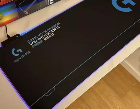 【清仓包邮】全新罗技鼠标垫大号小号细面款鼠...