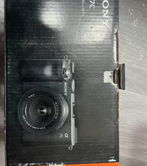 索尼A7CL外包装盒   索尼A7CL套装...