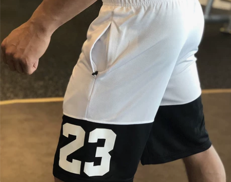 运动短裤男弹力透气篮球裤宽松休闲修身训练跑...