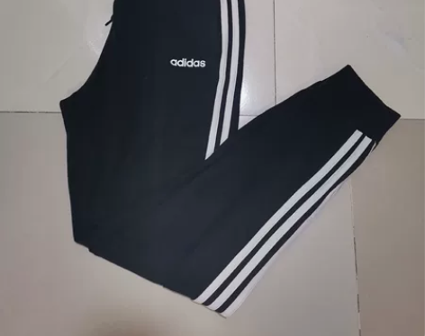 阿迪达斯，运动休闲长裤，黑色，L码，型号：...