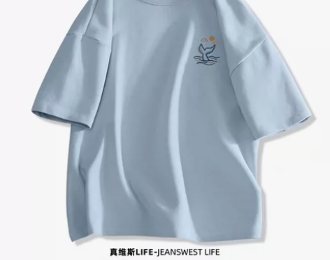 L 真维斯男士纯棉t恤2023夏季新款休闲...