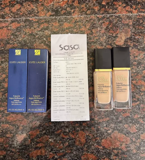 全新闲置出雅诗兰黛沁水粉底液30ml 色号...