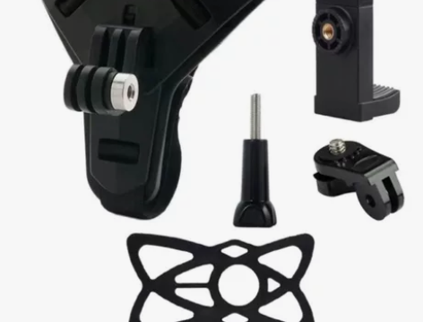 Gopro头盔下巴支架手机运动相机绑带山狗...