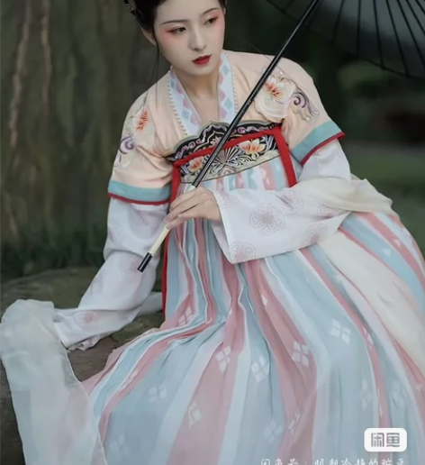 仙楚姬原创汉服【浮笙】齐胸襦裙三件套6米摆...