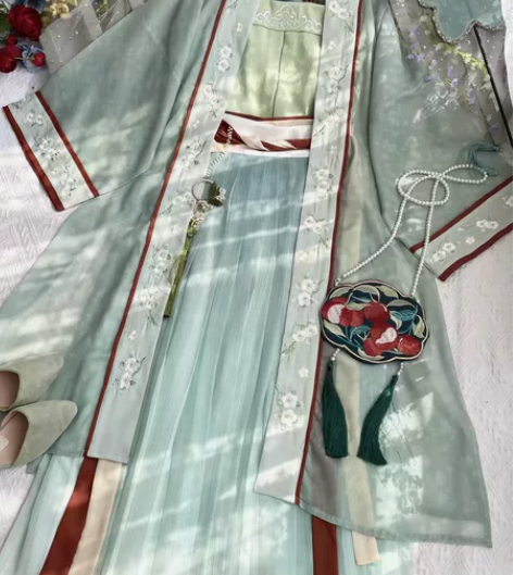 柒邑原创汉服女宋制 单褙子M码 全新拍下最...