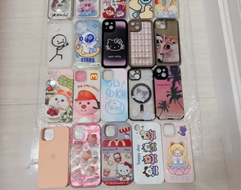 苹果14手机壳 大孔13/14通用 精空不...