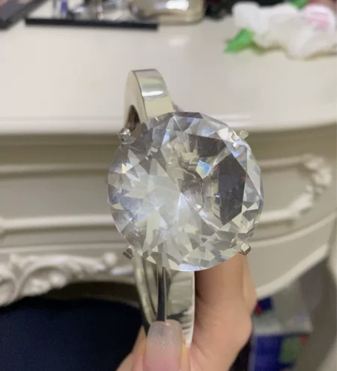 银色 钻石 相框 8cm*8cm内框照片可...