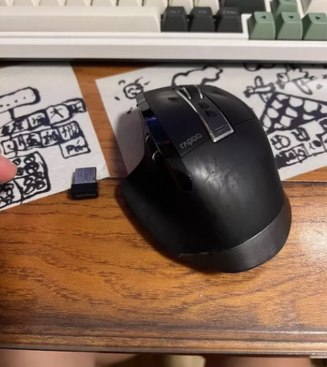 雷柏无线鼠标mt750l mt750s，带...