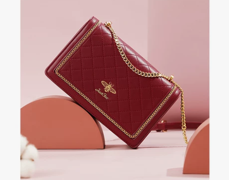 欧时纳包包女包2020新款潮网红菱格蜜蜂单...