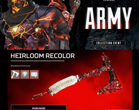 Apex寻血猎犬狗子传家宝换色，4.7号上...