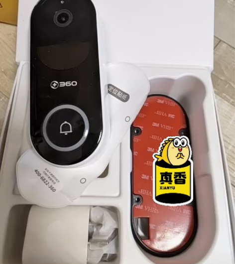 360 可视门铃 无线家用新款智能门铃监控...